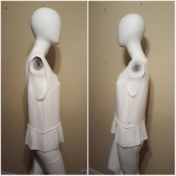 Rebecca Taylor Pleat Hem Tank - Picture 4 of 8